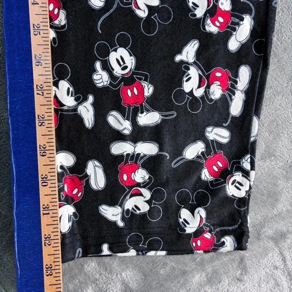 Disney The Original 1928 Mickey Mouse 2pc Pajama Set Size XL Black Red Stretch‎ - Picture 12 of 12